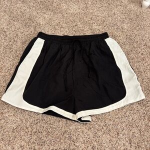 White Fox Boutique Black and White Shorts